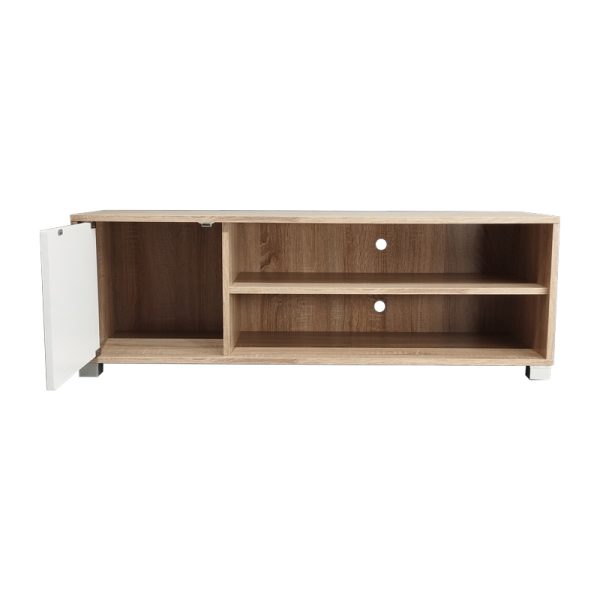 049 000080 3 TV cabinet Ellon pakoworld melamine sonoma-white 120x40x41cmIndoor furniture > TV stands