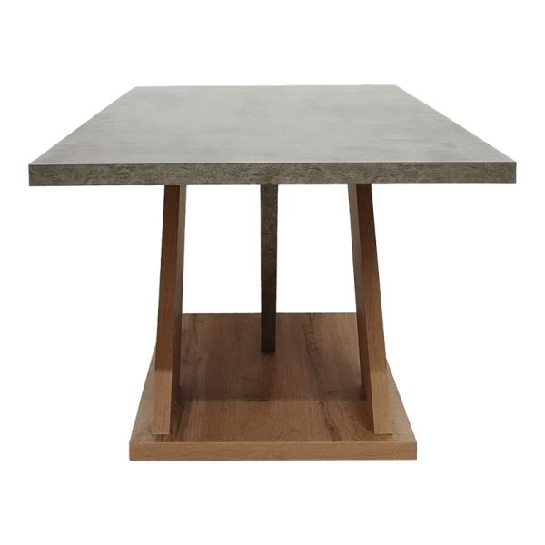 049 000102 2 Coffee table Solange pakoworld sonoma-grey color 110x55x47.5cmIndoor furniture > Coffee tables