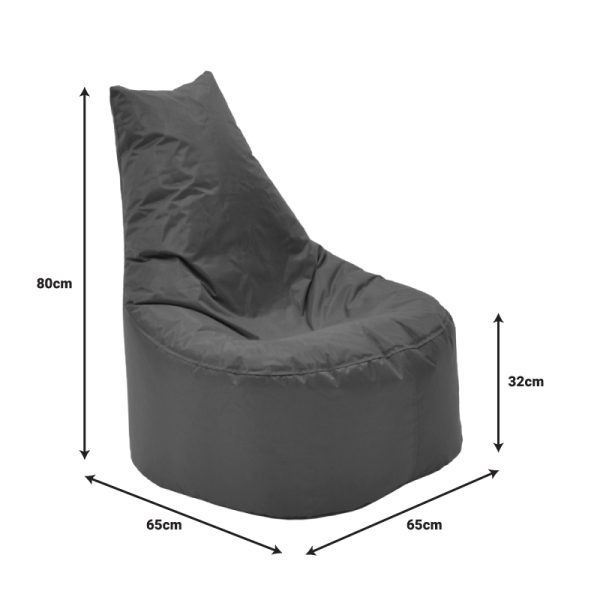 056 000097 3 Pouf armchair Norm PRO pakoworld 100% waterproof light blueIndoor furniture > Bean Bags