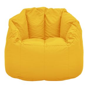 056 000107 2 Kerlon pakoworld waterproof in dark yellow color D80x65cmIndoor furniture > Bean Bags