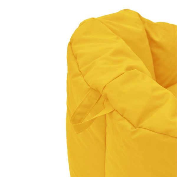 056 000107 4 Kerlon pakoworld waterproof in dark yellow color D80x65cmIndoor furniture > Bean Bags