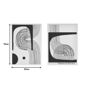 071 001590 2 Canvas painting Bajou pakoworld diptych with digital printing 50x3x70cmDecoration > Paintings