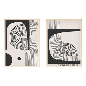 071 001590 Canvas painting Bajou pakoworld diptych with digital printing 50x3x70cmDecoration > Paintings