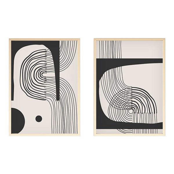 071 001590 Canvas painting Bajou pakoworld diptych with digital printing 50x3x70cmDecoration > Paintings