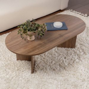 071 001604 2 Coffee table Tabletod pakoworld in walnut color 119x60x40cmIndoor furniture > Coffee tables