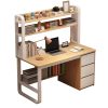 072 000076 Professional reversible office desk Oscar pakoworld walnut-charcoal 180x170χ76cmOffice furniture > Professional desk