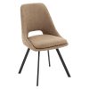 093 000022 Bar Stool Impel metal black legs-fabric beigeIndoor furniture > Bar stools