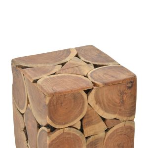 113 000033 2 Stool Jaret pakoworld solid acacia wood natural 36x36x53cmBOHO CHIC > Stools