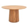 113 000044 Denverone armchair pakoworld natural teak wood-straw 57x54x79cmBOHO CHIC > Chairs and Armchairs