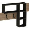 119 000906 Wardrobe Olympus pakoworld with 4 doors and drawers in wenge colour 159x57x183Indoor furniture > Wardrobes