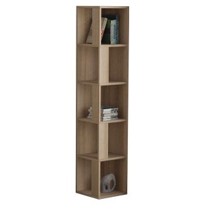 119 001144 Corner bookcase Raphael pakoworld natural 31.5x31.5x159cmIndoor furniture > Bookshelves