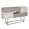 119 001169 Double bed Norse pakoworld PU with storage space in grey matte 160x200cmIndoor furniture > Beds