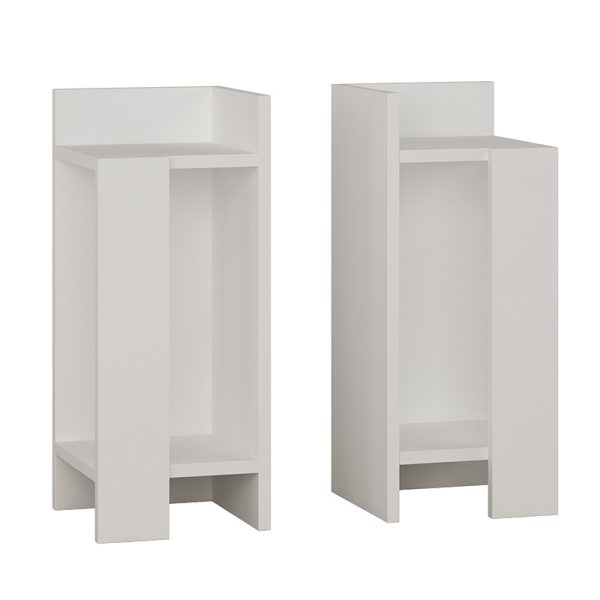 119 001179 Nightstand Immerse pakoworld set 2 pics white 27x25x60cmIndoor furniture > Bedside tables