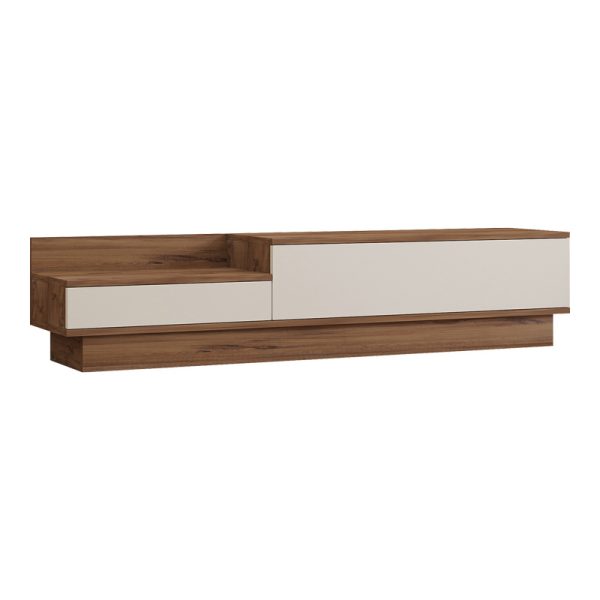 120 000533 Eclipse pakoworld TV cabinet in cream-oak shade 160x35x35cmIndoor furniture > TV stands