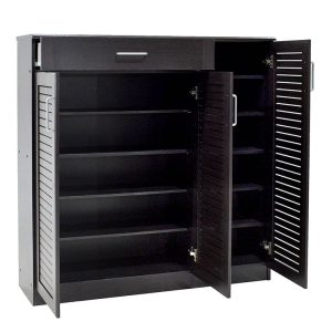 123 000004 2 Shoe cabinet Sante pakoworld 30 pairs wenge 120x37x123cmIndoor furniture > Shoe storage cabinet & cupboards