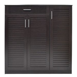 123 000004 3 Shoe cabinet Sante pakoworld 30 pairs wenge 120x37x123cmIndoor furniture > Shoe storage cabinet & cupboards