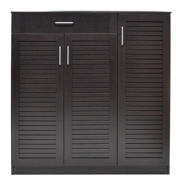 123 000004 3 Shoe cabinet Sante pakoworld 30 pairs wenge 120x37x123cmIndoor furniture > Shoe storage cabinet & cupboards