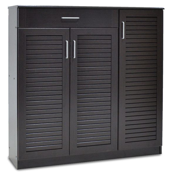 123 000004 Shoe cabinet Sante pakoworld 30 pairs wenge 120x37x123cmIndoor furniture > Shoe storage cabinet & cupboards