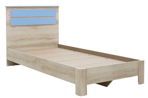 123 000076 2 Bed Looney pakoworld in castillo-blue color 100x200cmIndoor furniture > Children's Room