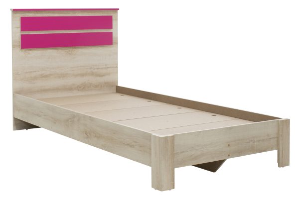 123 000077 2 Bed Looney pakoworld in castillo-pink color 100x200cmIndoor furniture > Children's Room