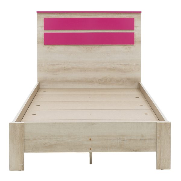 123 000077 3 Bed Looney pakoworld in castillo-pink color 100x200cmIndoor furniture > Children's Room