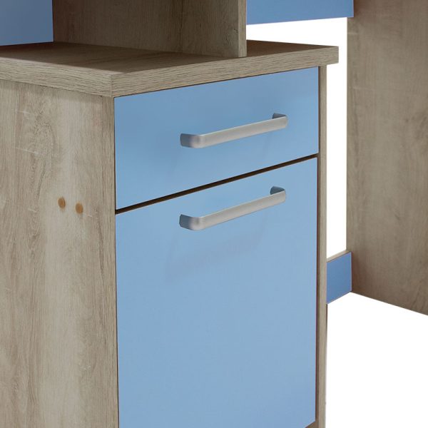 123 000080 4 Children's work desk Looney pakoworld castillo-blue 100x55x75cmIndoor furniture > Children's Room