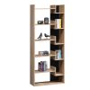 123 000153 Side coffee table Jacot pakoworld in oak-black color D38x30,5cmIndoor furniture > Tables auxiliary