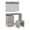 123 000186 Buffet Hana pakoworld natural-charcoal antique 150x35.5x82cmIndoor furniture > Buffets
