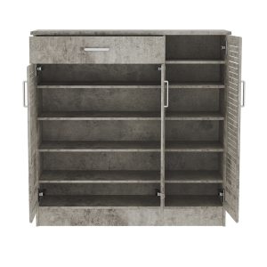 123 000198 3 Shoe cabinet Sante pakoworld 30 pairs antique anthracite 120x37x123cmIndoor furniture > Shoe storage cabinet & cupboards