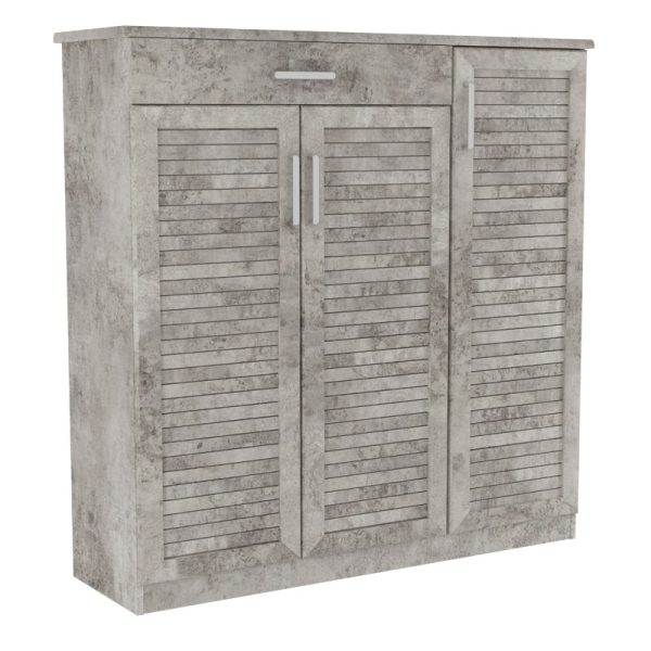 123 000198 Shoe cabinet Sante pakoworld 30 pairs antique anthracite 120x37x123cmIndoor furniture > Shoe storage cabinet & cupboards