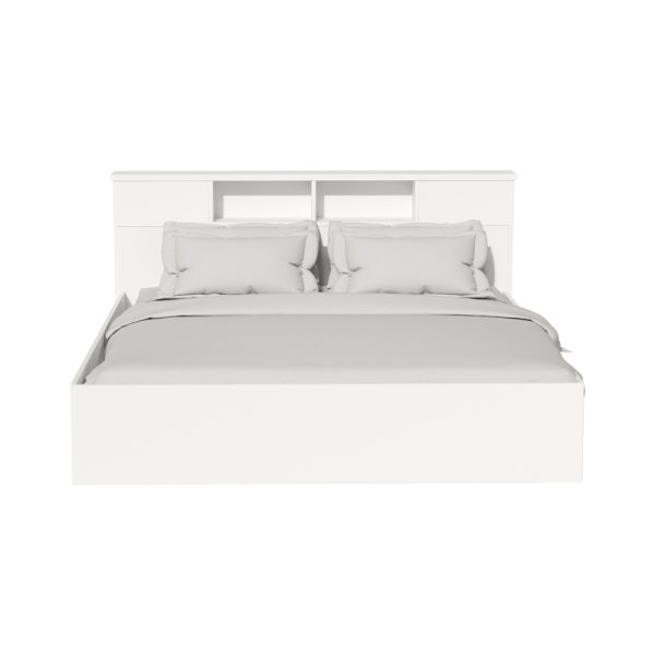 123 000210 2 Double bed Olympus pakoworld in antique white colour 160x200 cmIndoor furniture > Beds