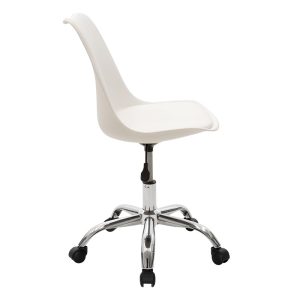 127 000023 2 Office chair Gaston II pakoworld PP-PU in white colorOffice furniture > Labor office chairs