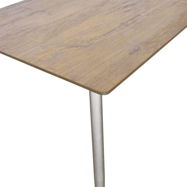 127 000138 2 Dining table Cuba pakoworld MDF color sonoma-white 70x70x75cmSPRING OFFERS
