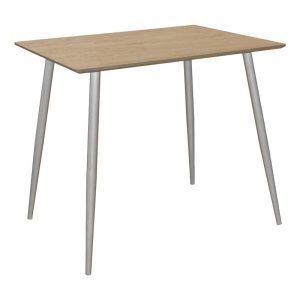 127 000138 Dining table Cuba pakoworld MDF color sonoma-white 70x70x75cmSPRING OFFERS