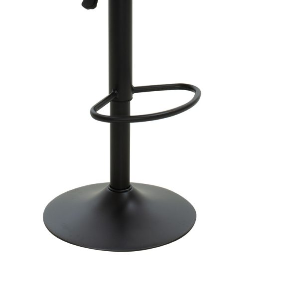 127 000149 2 Bar stool Balina pakoworld height adjustable black pu-black mtal 52x53x109cmIndoor furniture > Bar stools