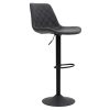 127 000156 Chair Rachele pakoworld light grey fabric-black metal leg 52x53x83cmIndoor furniture > Chairs
