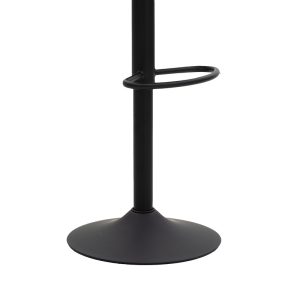 127 000156 2 Bar stool Libra pakoworld antique anthracite pu-black metal 49x55x115cmIndoor furniture > Bar stools