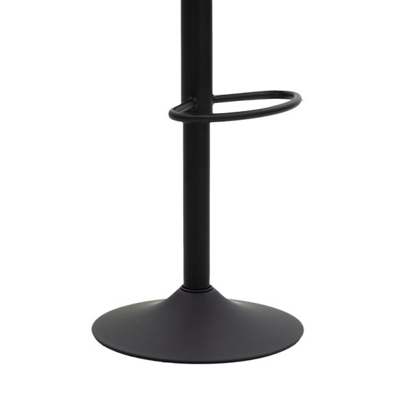 127 000156 2 Bar stool Libra pakoworld antique anthracite pu-black metal 49x55x115cmIndoor furniture > Bar stools