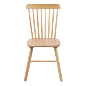 128 000033 4 Melia pakoworld rubberwood chair in natural color 45x51x87cmIndoor furniture > Chairs