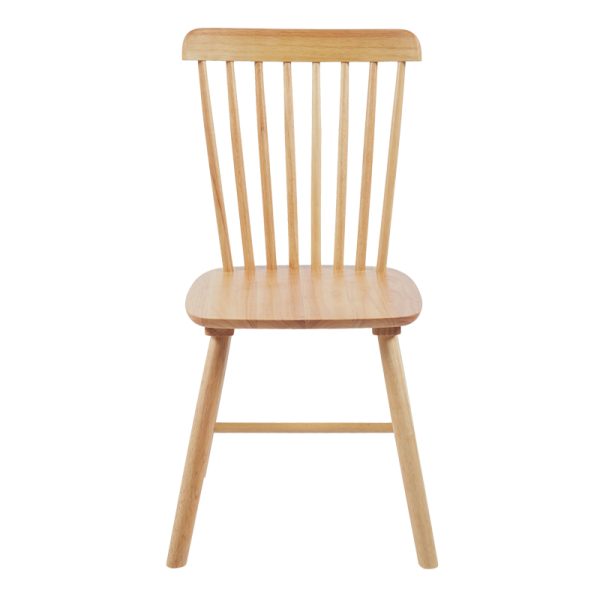 128 000033 4 Melia pakoworld rubberwood chair in natural color 45x51x87cmIndoor furniture > Chairs