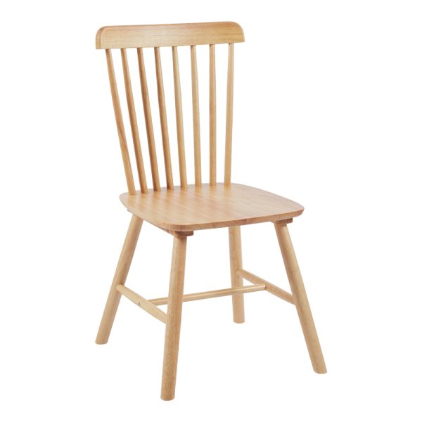 128 000033 Melia pakoworld rubberwood chair in natural color 45x51x87cmIndoor furniture > Chairs