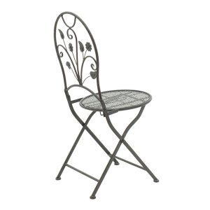 137 000001 4 Dining set 3pcs Abriel pakoworld anthracite antique metalOutdoor furniture > Garden food table