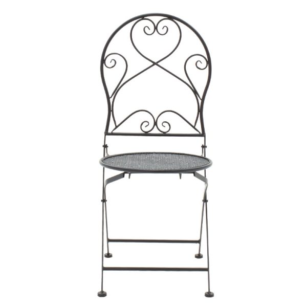 137 000002 4 Dining set 3pcs Walen pakoworld black metalOutdoor furniture > Garden food table
