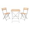 137 000012 Garden dining room Nares-Moly set 7pcs pakoworld aluminum black-textilene grayOutdoor furniture > Garden food table
