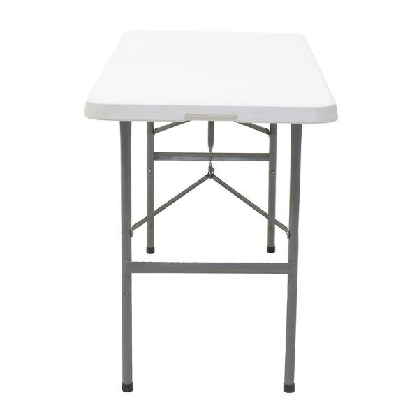 142 000004 4 Commercial folding camping table Rodeo pakoworld with metal frame colour white 122x60x74cmOutdoor furniture > Catering furniture