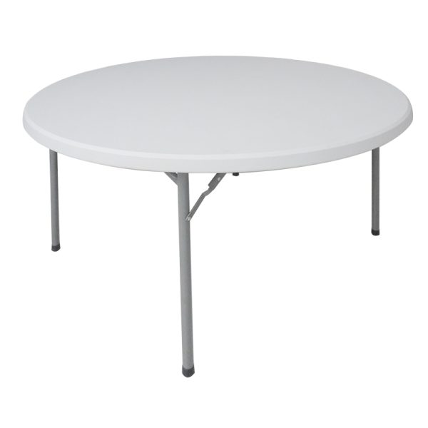 142 000010 One-piece catering-conference table Comfort pakoworld white round D150x74cmOutdoor furniture > Catering furniture