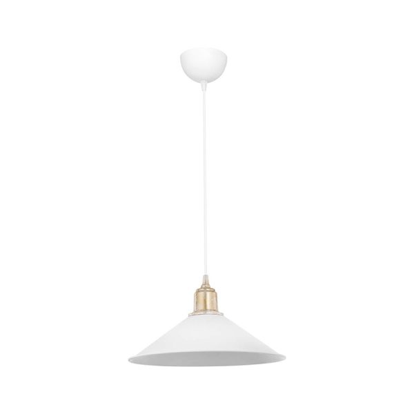 147 000012 Ceiling light PWL-0964 pakoworld Ε27 white D30x14.5cmLighting > Ceiling