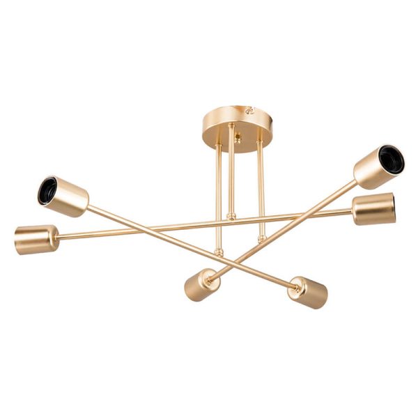 147 000071 2 Ceiling light PWL-1122 pakoworld Ε27 gold D61x25cmLighting > Ceiling