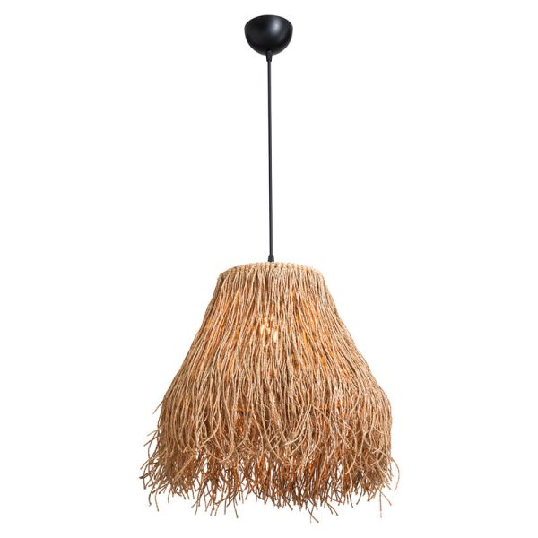 147 000076 2 Ceiling light PWL-1126 pakoworld Ε27 brown D36.5x40cmBOHO CHIC > Luminaries