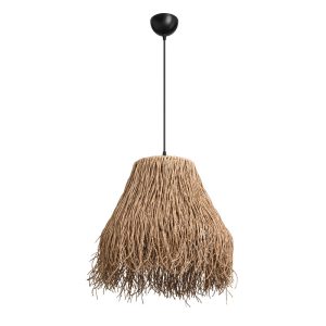 147 000076 Ceiling light PWL-1126 pakoworld Ε27 brown D36.5x40cmBOHO CHIC > Luminaries